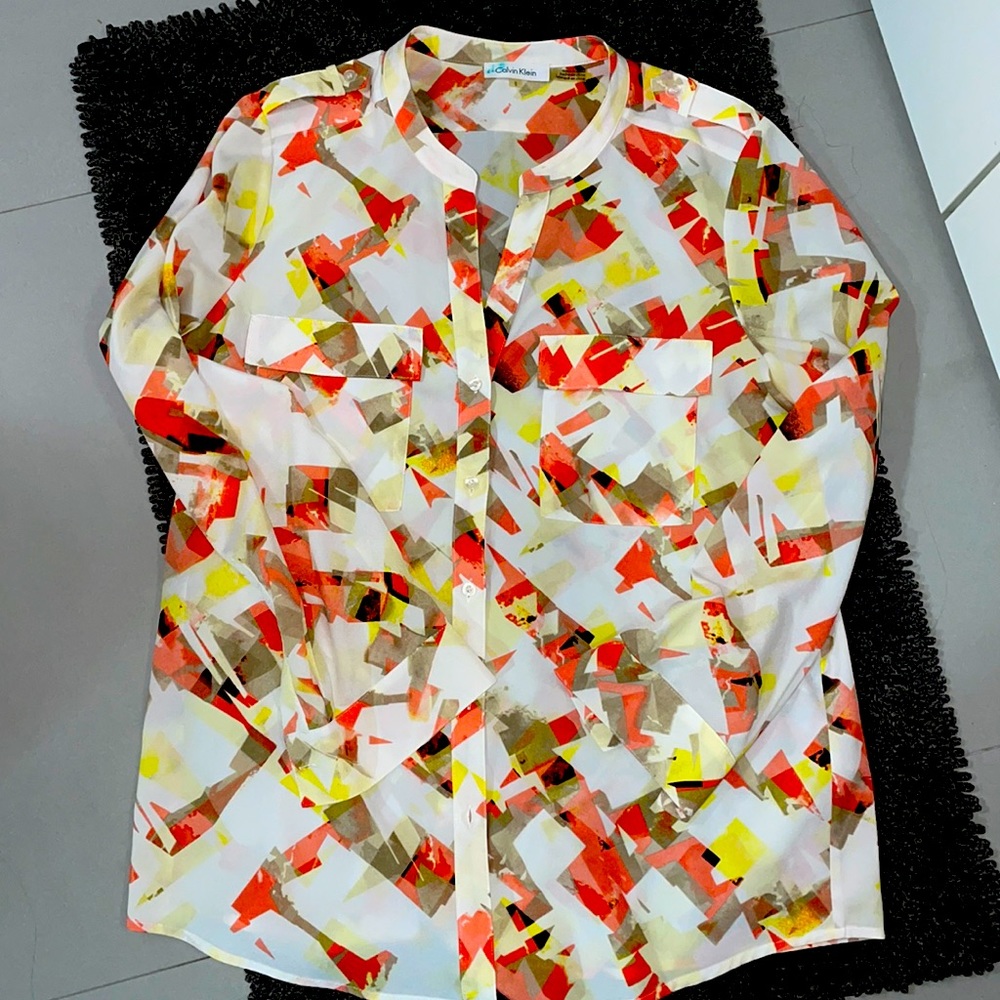 Calvin Klein blouse. Size L